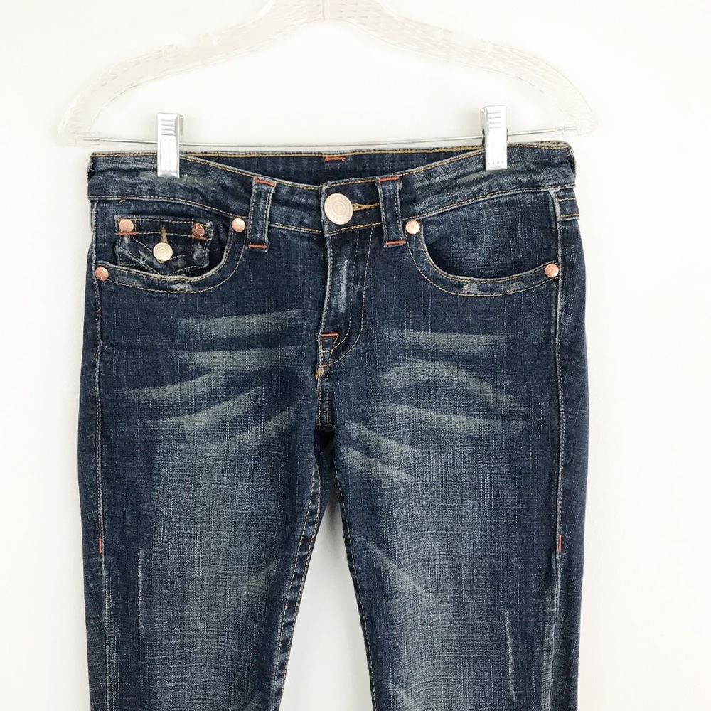 ❌SOLD❌ EUC True Religion Joey Flare Jeans Denim - Picture 3 of 6